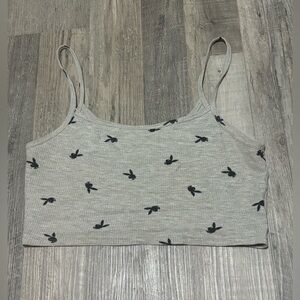 Playboy gray tank top